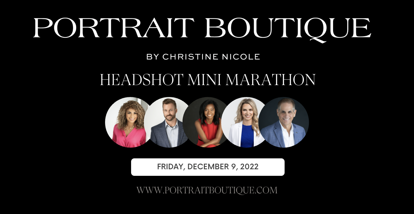 Portrait Boutique Headshot Marathon